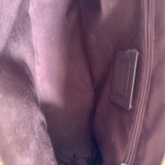 Coach Katy Snake Embossed Crossbody Satchel C5832 Cherry Red - Picture 15 of 15